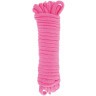 Розовая веревка для связывания Sweet Caress Rope - 10 метров