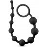 Черная анальная цепочка 10 Anal Beads - 31,8 см.