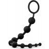 Черная анальная цепочка 10 Anal Beads - 31,8 см.