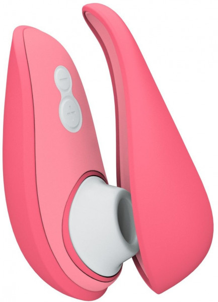 Розовый бесконтактный клиторальный стимулятор Womanizer Liberty 2