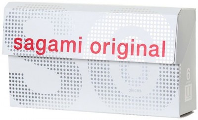Ультратонкие презервативы Sagami Original 0.02 - 6 шт.