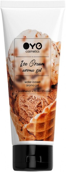Лубрикант на водной основе OYO Aroma Gel Ice Cream с ароматом пломбира - 75 мл.