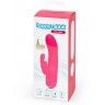 Розовый вибратор-кролик Rechargeable Mini Rabbit Vibrator - 15,2 см.