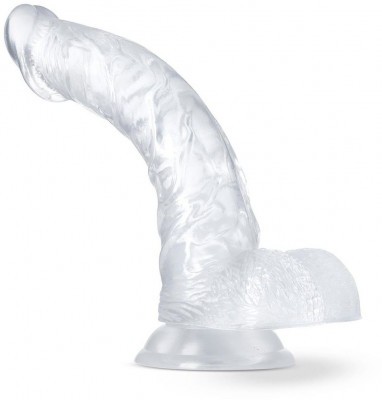Прозрачный фаллоимитатор Luster - 21,5 см.