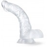 Прозрачный фаллоимитатор Luster - 21,5 см.