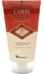 Возбуждающий интимный гель-смазка на водной основе Lubrimax Stimulate - 150 мл.