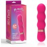 Розовый фигурный мини-вибратор Ripple Vibe - 11,9 см.