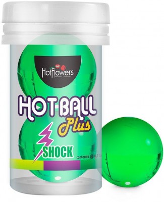Лубрикант на силиконовой основе Hot Ball Plus с покалывающим эффектом (2 шарика по 3 гр.)