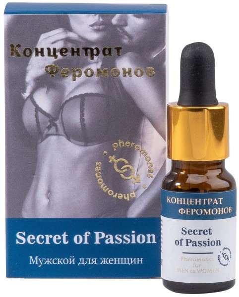 Мужской концентрат феромонов Secret of Passion - 9 мл.