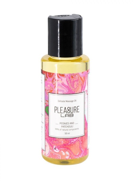 Массажное масло Pleasure Lab Delicate с ароматом пиона и пачули - 50 мл.