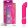 Розовый мини-вибратор с загнутой головкой Dildo Vibe - 11,7 см.