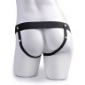 Кофейный перезаряжаемый вибрострапон 7  Hollow Rechargeable Strap-on with Balls - 20,3 см.