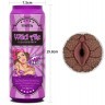 Коричневый мастурбатор-вагина Pleasure Brew Masturbator-Wild Ale в банке