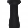 Черная анальная вибровтулка SINGLE SPEED DIAMOND PLUG - 9 см.