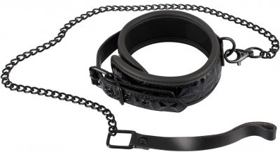 Ошейник и поводок с геометрическим узором Collar with Leash