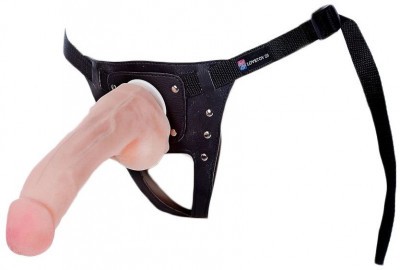 Податливый фаллос на трусиках Harness - 20,5 см.