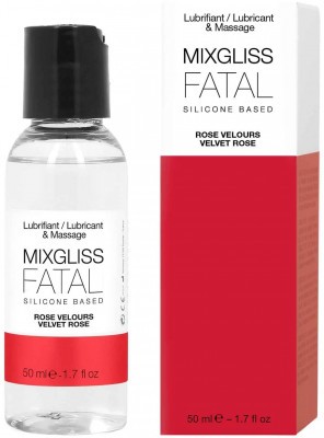 Силиконовый флюид с ароматом розы Mixgliss Fatal Velvet Rose - 50 мл.