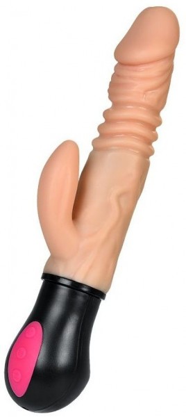 Реалистичный вибратор A-Toys с функцией Up-Down - 24,2 см.