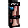 Телесный фаллоимитатор на присоске 8  Triple Density Cock - 24,1 см.
