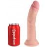Телесный фаллоимитатор на присоске 8  Triple Density Cock - 24,1 см.
