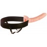 Мужской полый страпон 10  Hollow Strap-On - 24 см.