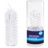 Закрытая рельефная насадка Crystal sleeve с усиками - 12 см.