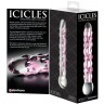 Стеклянный фаллоимитатор Icicles №7 - 17,8 см.