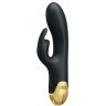 Чёрный вибратор-кролик Royal Pleasure - 19,2 см.