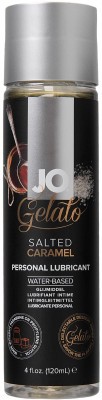 Лубрикант с ароматом солёной карамели JO GELATO SALTED CARAMEL - 120 мл.