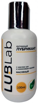 Интимный лубрикант с маслом ши и кокосовым маслом - 100 мл.