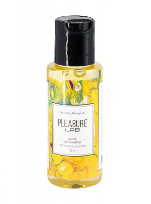 Массажное масло Pleasure Lab Refreshing с ароматом манго и мандарина - 50 мл.