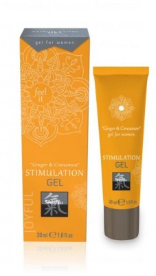 Возбуждающий интимный гель STIMULATION GEL Ginger   Cinnamon - 30 мл.
