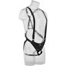Страпон-система с телесной насадкой 11  Hollow Strap-On Suspender System - 28 см.