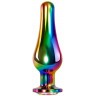 Радужная металлическая пробка Rainbow Metal Plug Large - 12,9 см.