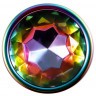Радужная металлическая пробка Rainbow Metal Plug Large - 12,9 см.