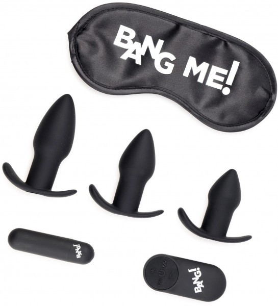 Набор для анальной стимуляции 28X Backdoor Adventure Remote Control 3 Piece Butt Plug Vibe Kit