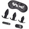 Набор для анальной стимуляции 28X Backdoor Adventure Remote Control 3 Piece Butt Plug Vibe Kit