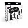 Набор для анальной стимуляции 28X Backdoor Adventure Remote Control 3 Piece Butt Plug Vibe Kit