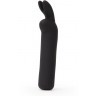 Черная вибропуля с ушками Rechargeable Rabbit Ears Bullet Vibrator