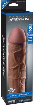 Коричневая насадка Mega 2  Extension - 20,3 см.