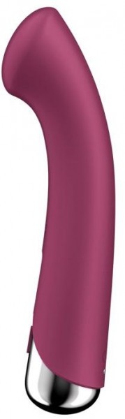 Сливовый вибратор для G-точки Spinning G-Spot 1 - 17 см.
