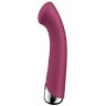Сливовый вибратор для G-точки Spinning G-Spot 1 - 17 см.