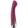 Сливовый вибратор для G-точки Spinning G-Spot 1 - 17 см.