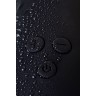 Чёрный вибратор WANAME Storm со стимулирующими рёбрами - 22,5 см.