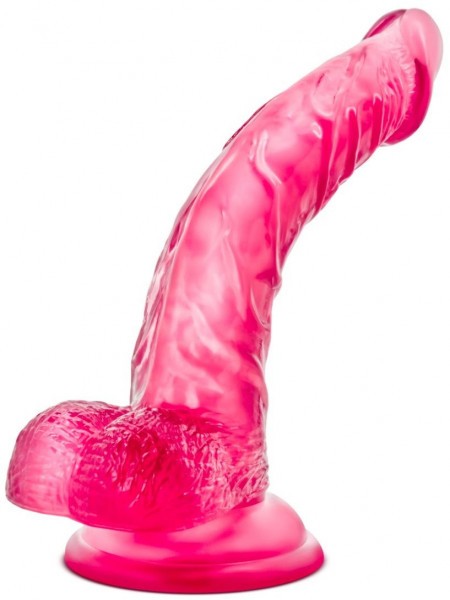 Розовый фаллоимитатор Sweet n Hard 7- 21,59 см.
