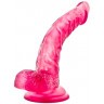 Розовый фаллоимитатор Sweet n Hard 7- 21,59 см.