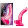 Розовый фаллоимитатор Sweet n Hard 7- 21,59 см.