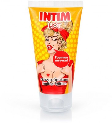 Возбуждающий гель-лубрикант INTIM HOT LIMITED EDITION - 50 гр.