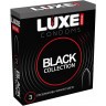 Черные презервативы LUXE Royal Black Collection - 3 шт.