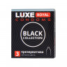 Черные презервативы LUXE Royal Black Collection - 3 шт.